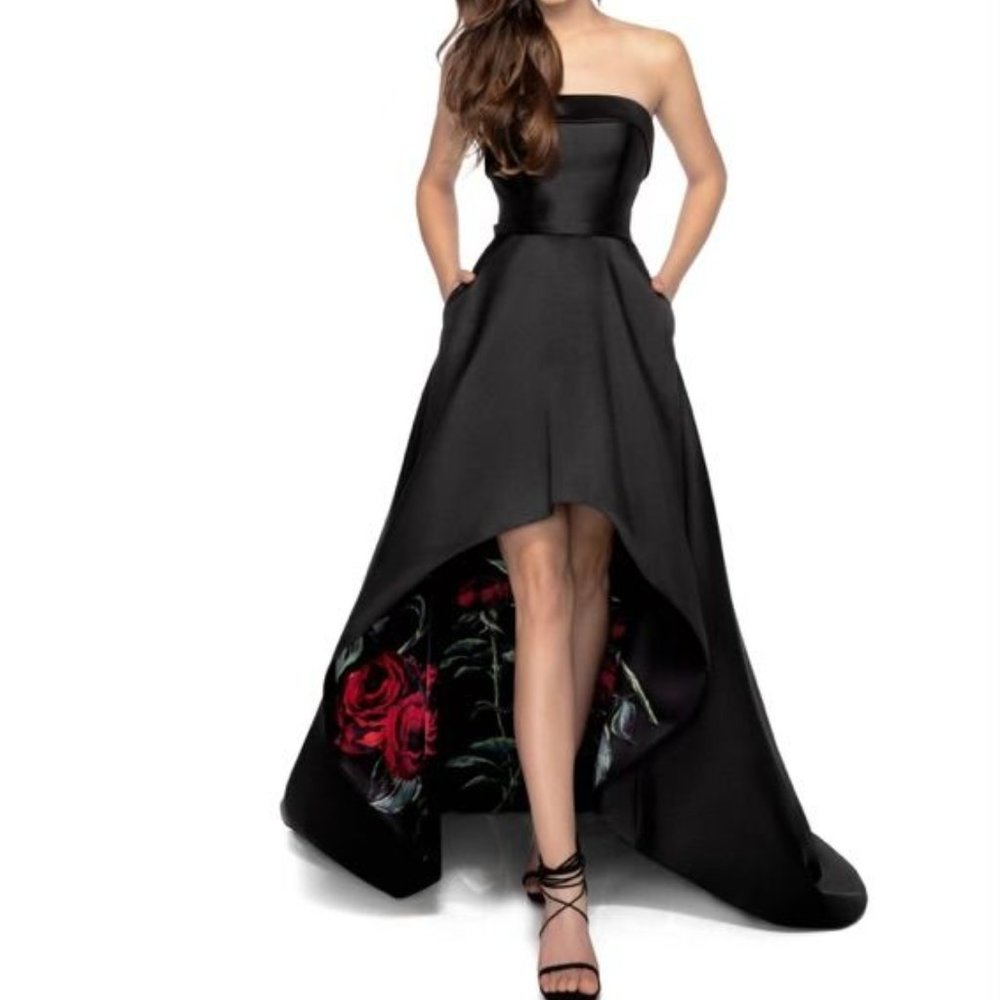 Abby Paris Strapless High-Low Dress